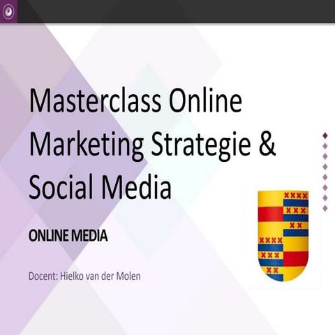 Nyenrode masterclass online marketing strategie & social media 2014 