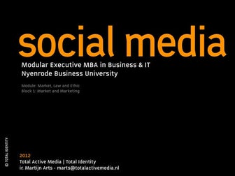 Social Media: Executive MBA Course 