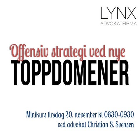 "1000" nye toppnivåer i 2013 - er du klar?