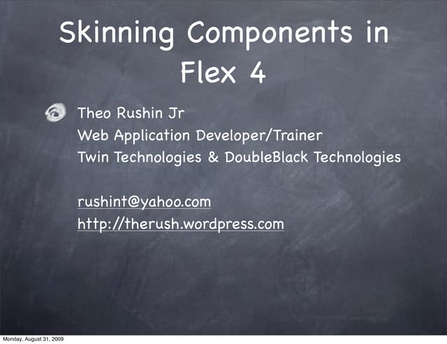 NyFUG Skinning Components In Flex 4