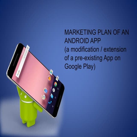 Marketing plan of an android app- Nykaa presentation