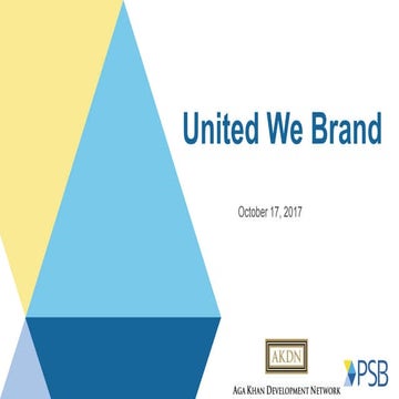 PSB + Aga Khan Foundation: United We Brand