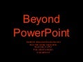 NYLA Preconference - Beyond PowerPoint