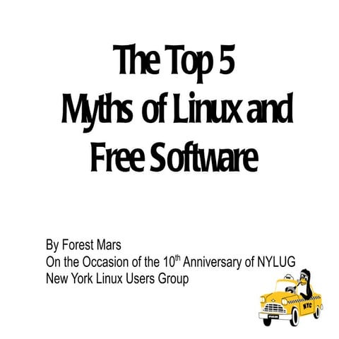 Linux & Free Software: 5 Myths & 10 Crucial Moments
