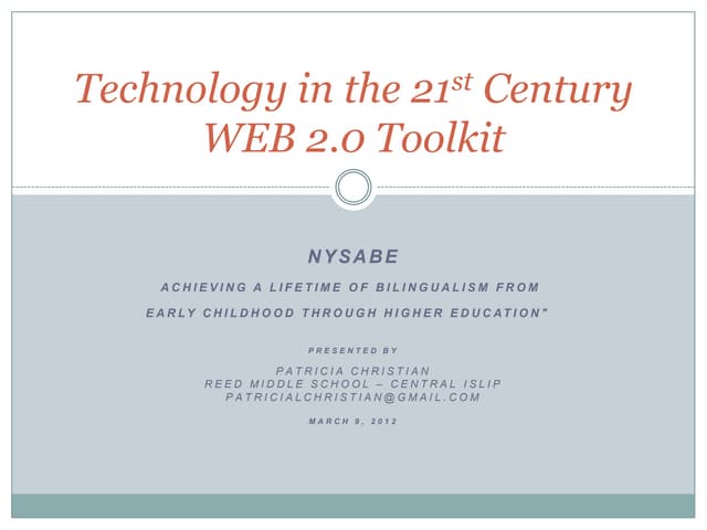Nysabe web 2.0 links