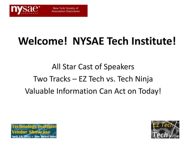 Nysae tech institute 4 13-11
