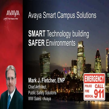 NYSCATE 2015 Avaya Smart Campus Solutions