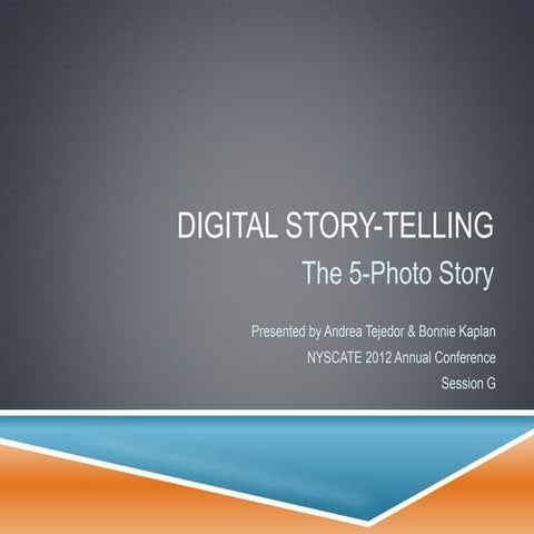 Digital Storytelling Duel: The 5-Photo Story