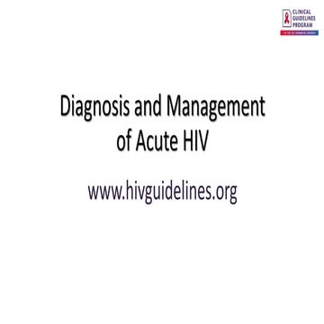 NYSDOH AI Management of Syphilis in Patients with HIV | PPTX