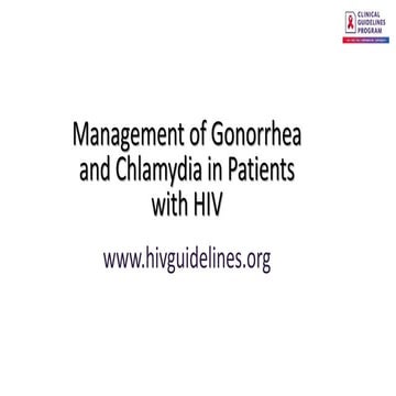 NYSDOH AI Management of Syphilis in Patients with HIV | PPTX