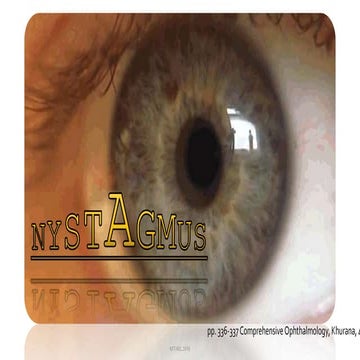 Nystagmus