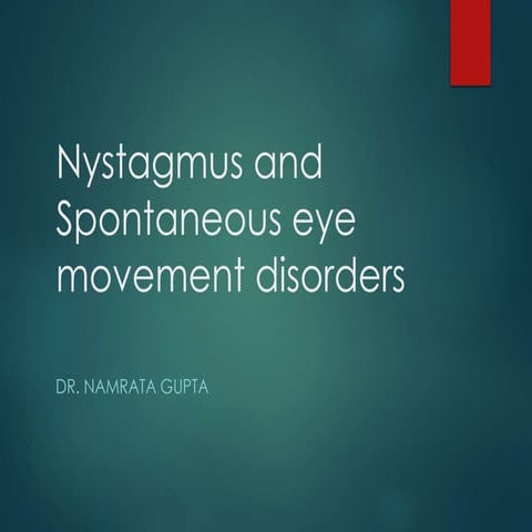 Nystagmus  namrata