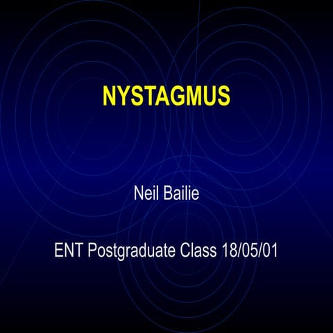 Nystagmus