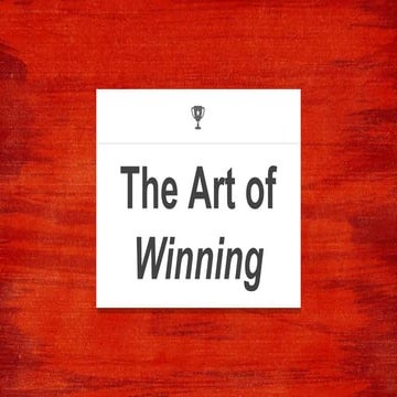 The Art Of Winning