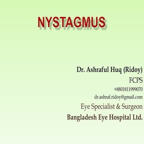 Nystigmus