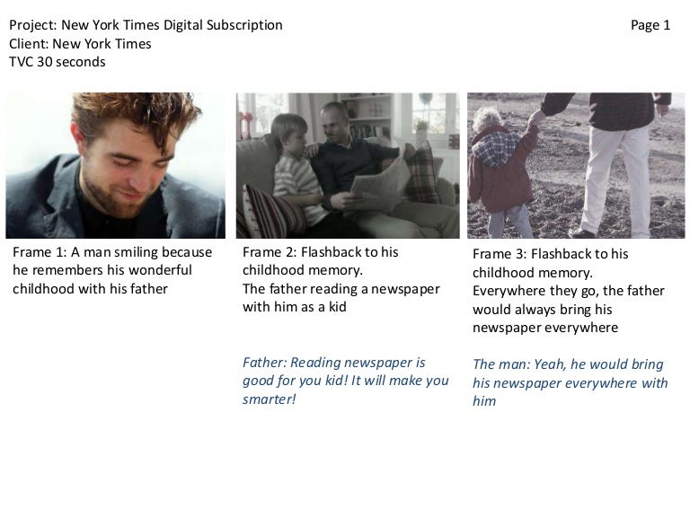 Download Mock storyboard for New York Times Online Subscription
