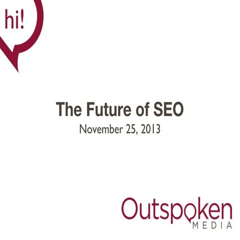 The Future of SEO and 2014 Job Outlook: NYU Guest Lecture