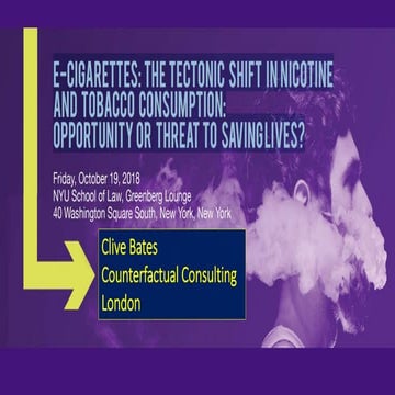 NYU College of Global Health - E-cigarette seminar - New York