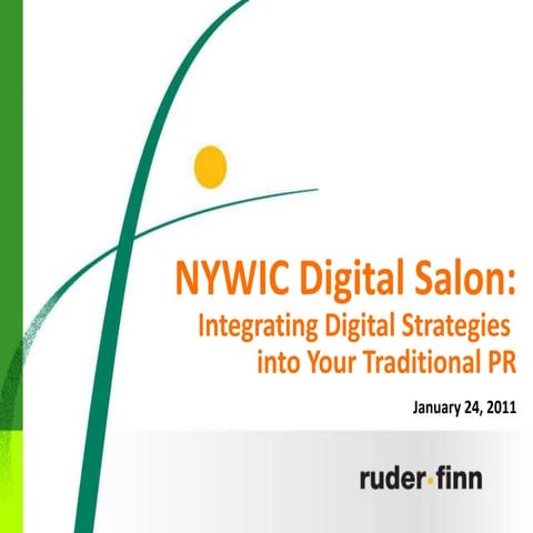 Nywic - integrating digital strategies into your traditional pr 1 24 12