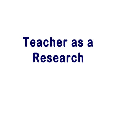 Action research introduction