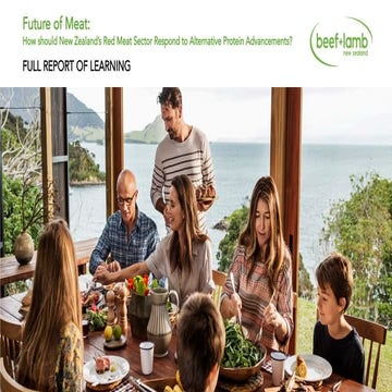 New Zealand -  Future of meat final report