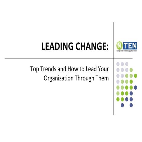 ConnectingUp Keynote: Leading Change