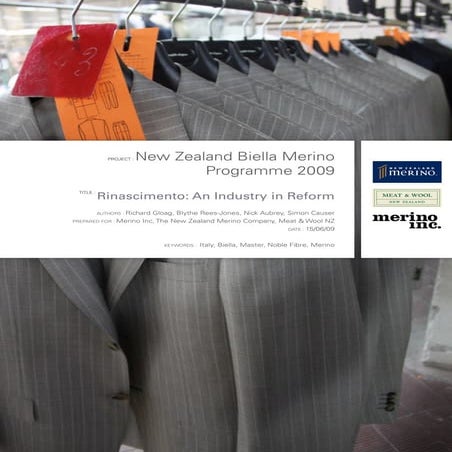 Rinascimento: An Industry in Reform