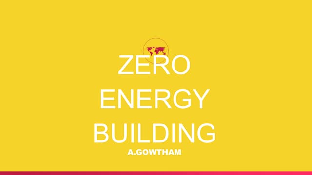 Net Zero Energy Building
