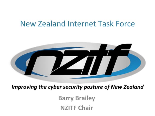 The NZITF, a 'trust group’ of volunteers in a country with no National C, by ...