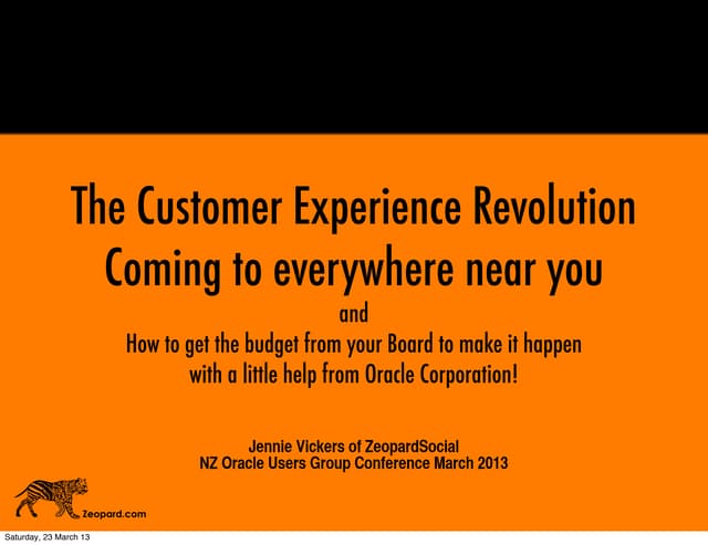 The Customer Experience Revolution Coming to Everywhere Near You!