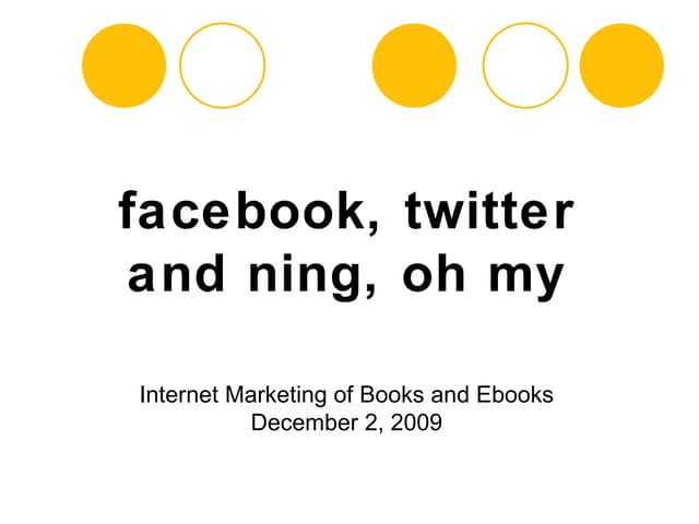 Social networking and online community-building