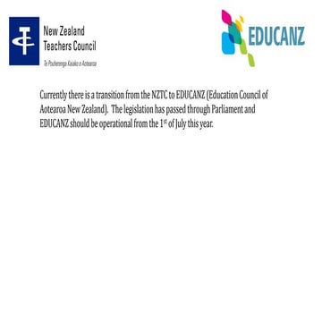 Nztc and educanz | PPTX
