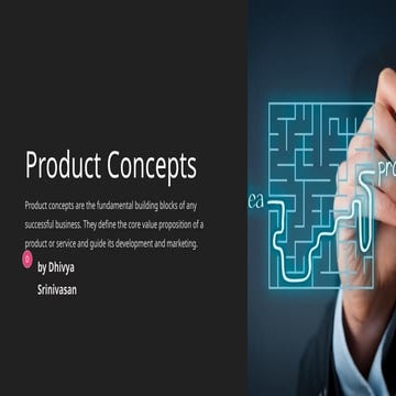 PRODUCT CONCEPT A OVERVIEW IN MARKETING MANAGEMENT | PPTX