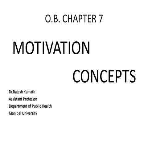 O.b. c 7 motivation concepts