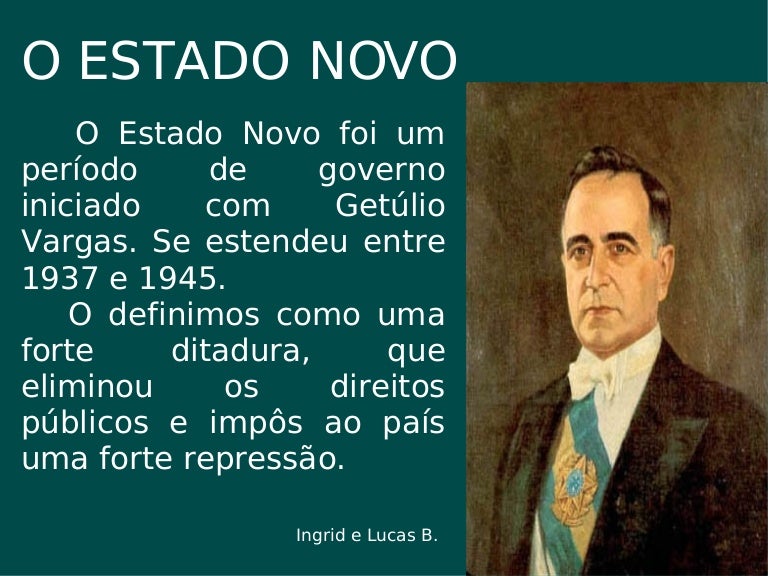 Nesse Documento Oficial à época Do Estado Novo