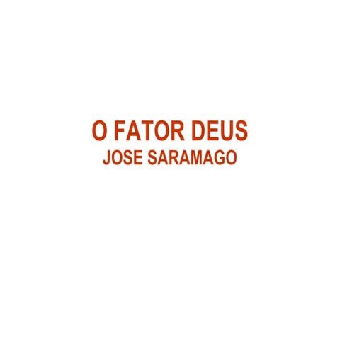 O Fator Deus