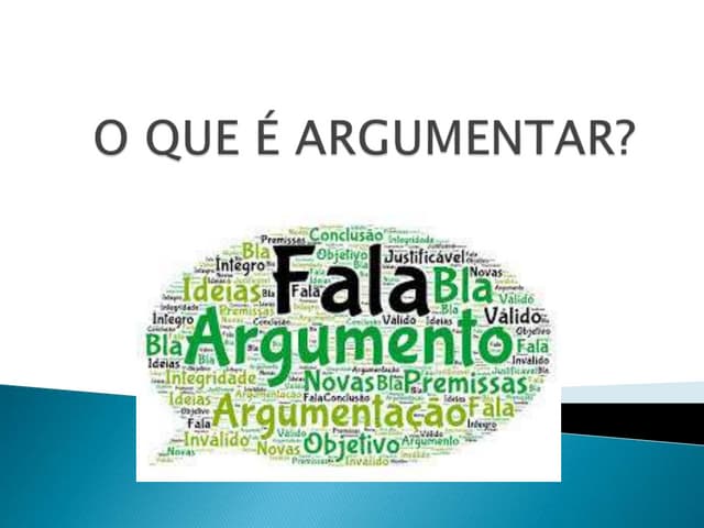 O que-é-argumentar | PPTX