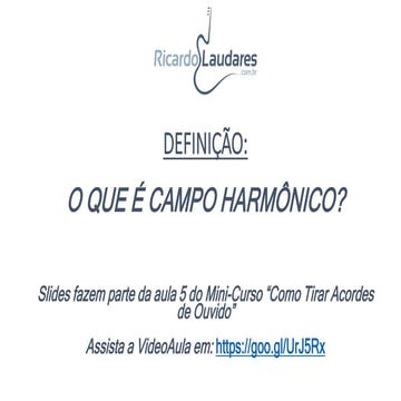 O que é Campo Harmônico 