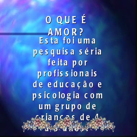O que é o amor | PPT