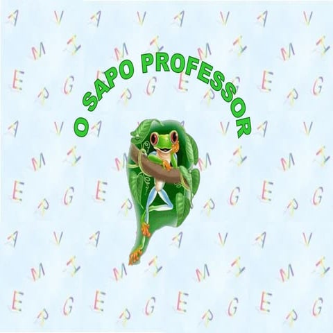 O sapo professor