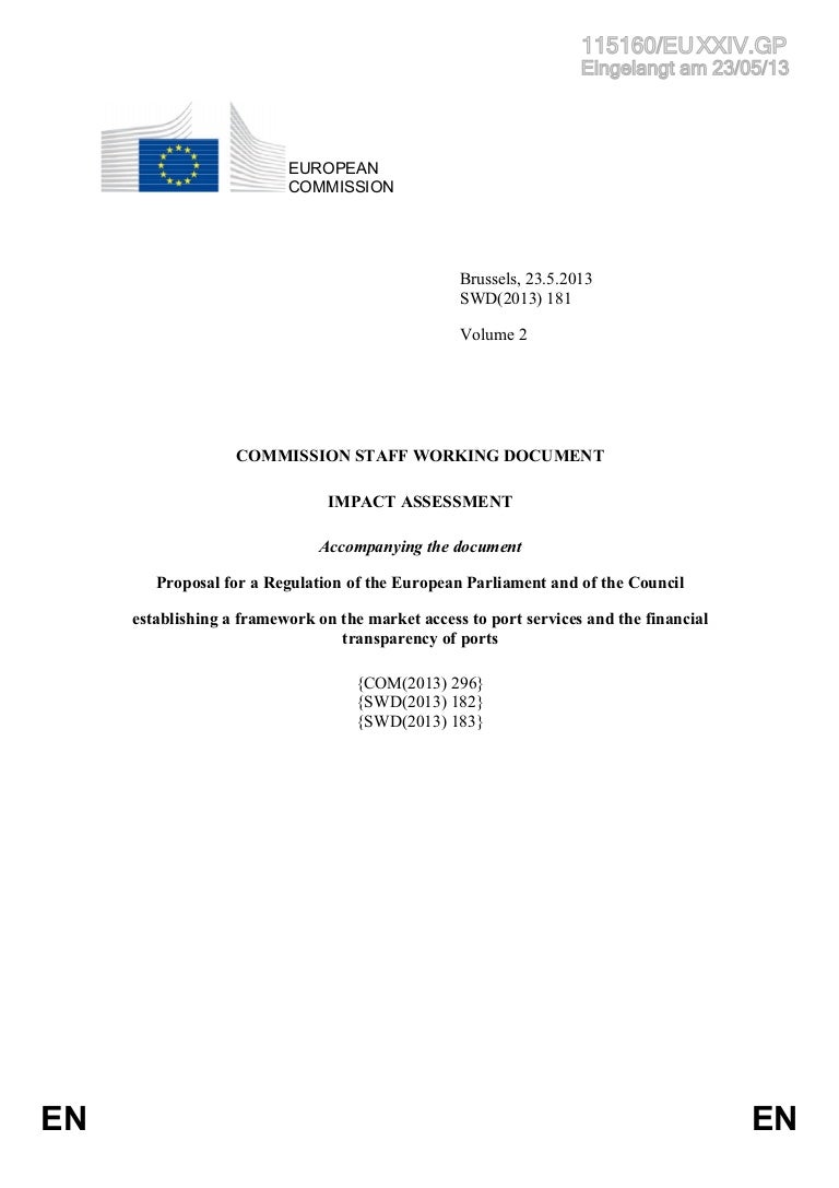Proposal For A Regulation Of The European Parliament And Of The Counc