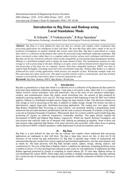 Performance evaluation of Map-reduce jar pig hive and spark with ...
