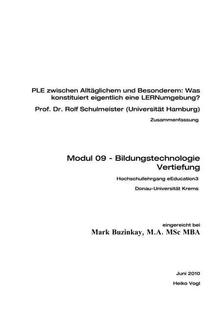 O1b 20100629 m09_zusammenfassung_ple_zwischem_alltäglichem_und_besonderem_was...