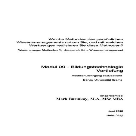 O2 20100629 m09_wissenswege_methoden_fuer_das_persoenliche_wissensmanagement
