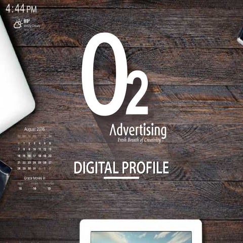 O2 advertising Digital portfolio