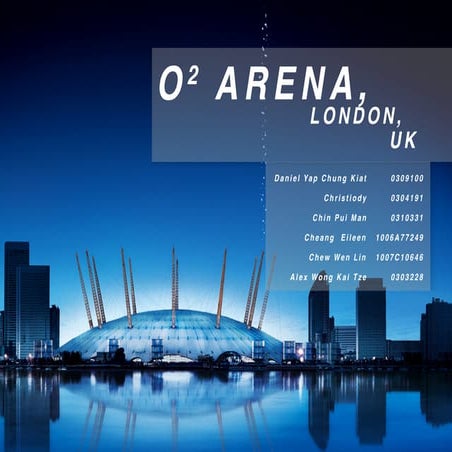 O2 Arena Booklet