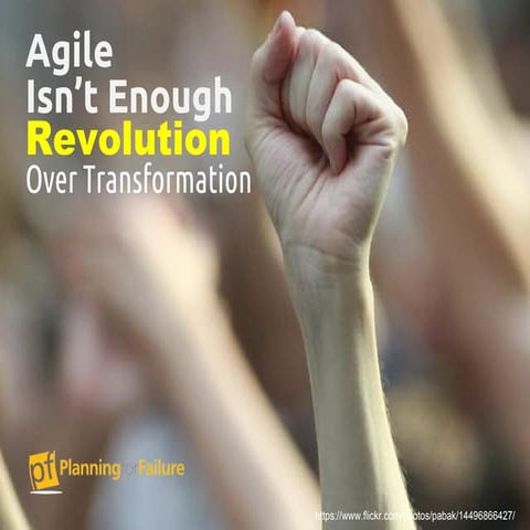 Agile Isn't Enough: Revolution Over Transformation