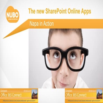 O365con14 - the new sharepoint online apps - napa in action