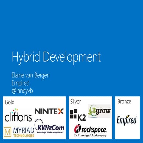 O365 Sydney - Hybrid Dev