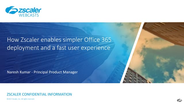 O365 quick with fast user experience